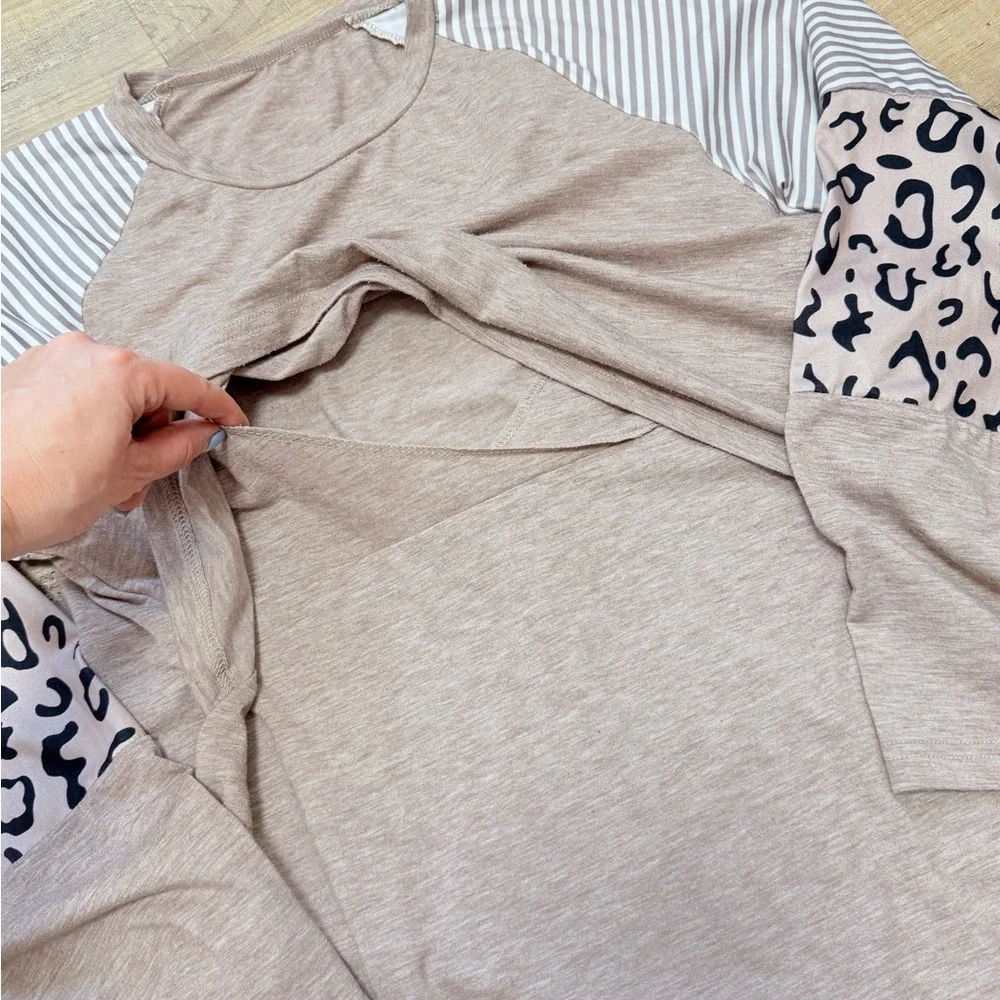 Long sleeve maternity top - Picture 2 of 6